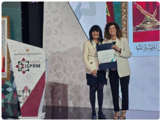 La professoressa  Maria Gabriella Ceravolo premiata con il Sidney Licht Award al Congresso Isprm